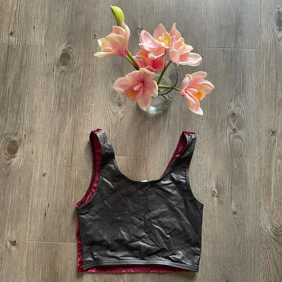 UO / BDG / VELVET CROPPED TANK TOP - Picture 2 of 6